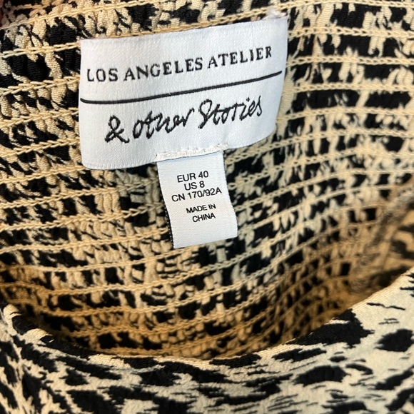 & Other Stories Leopard Print Dress - Picture 3 of 7